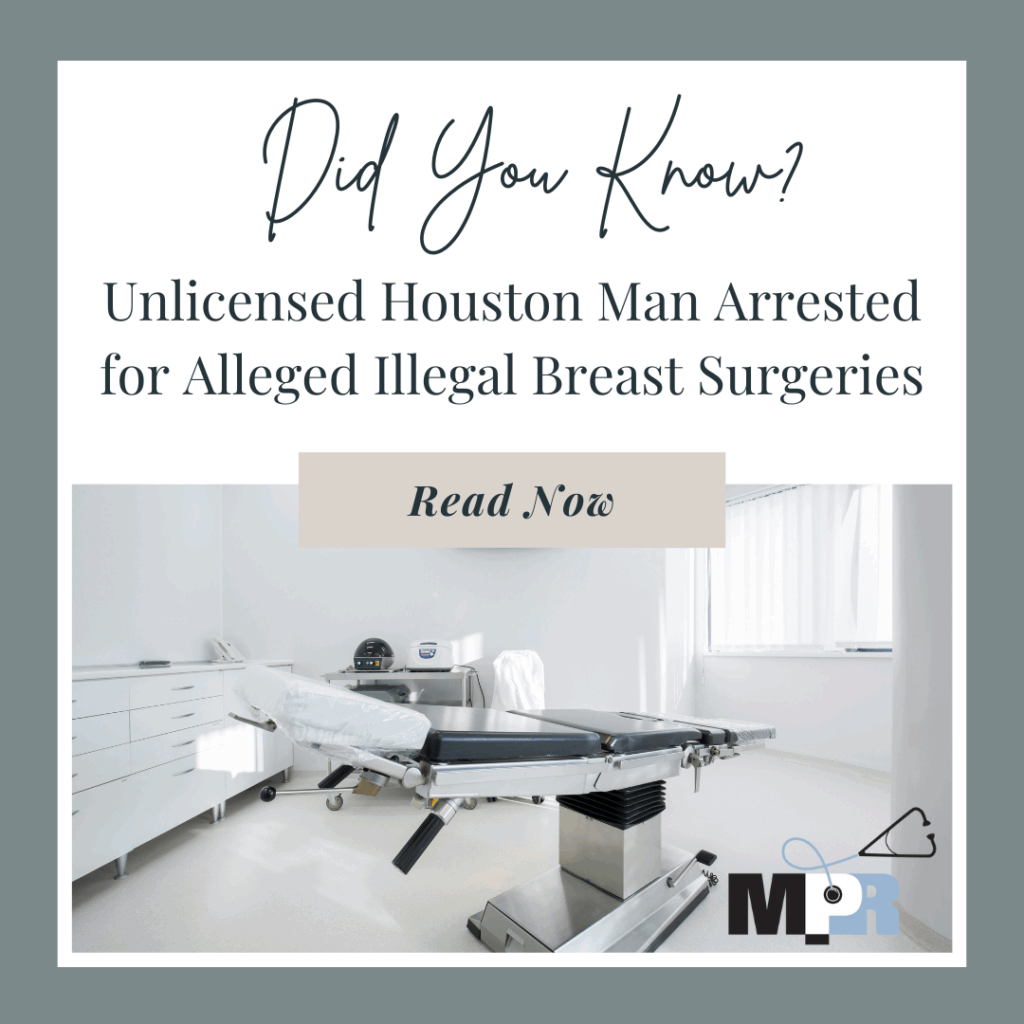 Houston man arrested for illegal breast surgeries after failing medical background check