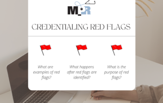 credentialing red flags